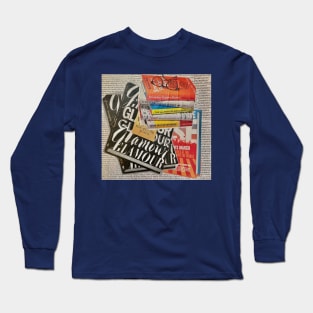 Book Lover Collage Long Sleeve T-Shirt